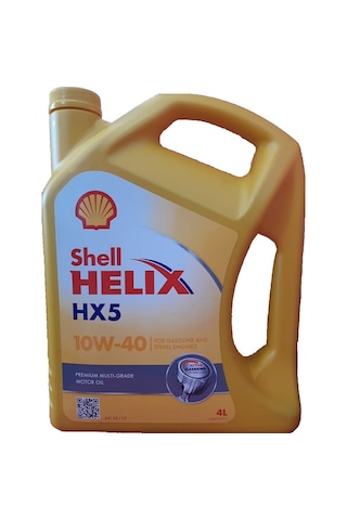 Shell Helix HX5 10W-40 Apı SP/CF Motor Yağı 4 L Shell Helix HX5 10W-40 Apı SP/CF Motor Yağı 4 L