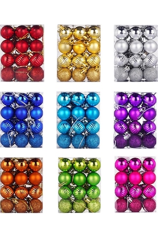 Yifomall Noel Dekorasyonu: Antik Bakır Renkli 3cm Kabak Şekilli Plastik Toplar, Elektroplastik Parlak, Ağaç Ve Tavan Süsü, 24 Adet Paket