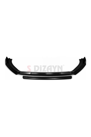 Volkswagen Golf 7,5 Abs Plastik Ön Tampon Alt Lip Siyah Ekli 4 Pr