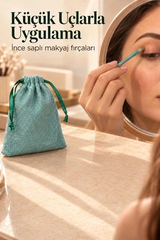 Profesyonel Kullanıma Uygun 13 Parça Makyaj Fırçası Takımı Fiber Kıllı 31541407