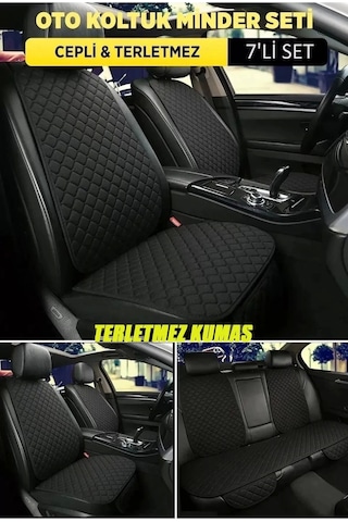 Bmw X1 Terletmez Kumaş Minterletmez Kumaş 7 Parça Ön Ve Arka Oturak Sırt Dayama Minder Siyah-siyah Bmw X1 Terletmez Kumaş Minterletmez Kumaş 7 Parça Ön Ve Arka Oturak Sırt Dayama Minder Siyah-siyah
