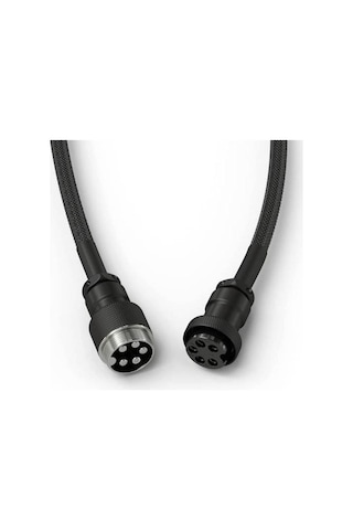 Sarmal Klavye Kablosu Mekanik Oyun Klavyesi Için El Yapımı Örgülü Sarmal Usb-c Kablosu Özel Klavye Kablosu Siyah