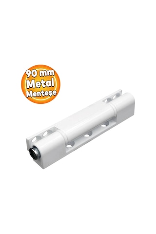 Pvc Pimapen Kapı Menteşesi 95 Mm 2 Adet Vidaları ile Beraber Beyaz