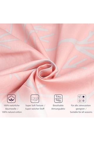 Queen Size Saten Nevresim Seti Pembe Ab Siyah Kedi
