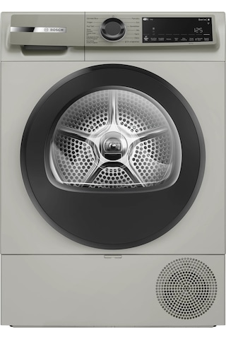 Bosch Serie 6 WQJ2420XTR 9 KG Isı Pompalı Çamaşır Kurutma Makinesi Gümüş