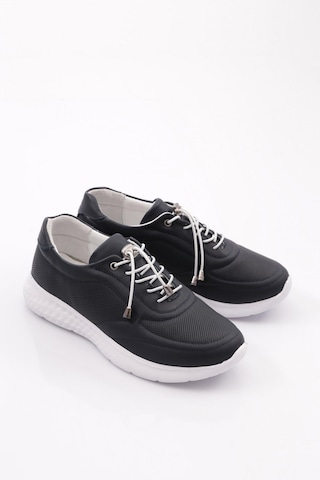 Dgn 2024 Kadin Bağcikli Lazer Comfort Ayakkabi 2024-2135-R1078 Lacivert