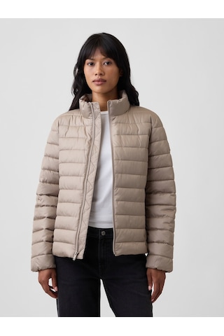 Gap V-frch Logo Lw Puffer Jkt Kadın Bej Mont 910106003