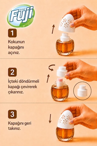 Ilgaz Fuji Amber Kokulu Araç, Wc, Oda Ve Ortam Kokusu 100 Ml Amber Fusion Kalıcı Kavanoz Koku