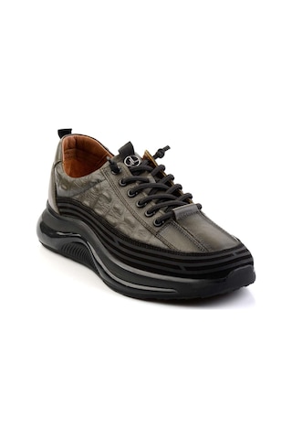 Bambi Haki Hakiki Deri Erkek Sneaker E01018240203 Haki