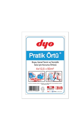 Dyo 50mt Pratik Örtü Hışır Örtü Boya Genel Tamir Temizlik Örtüsü