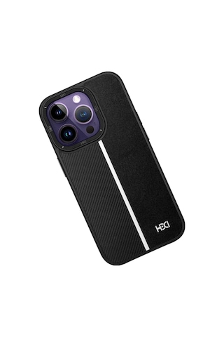 Apple Uyumlu iPhone 13 Pro Kılıf Hbc-155 Lizbon Kapak - Siyah
