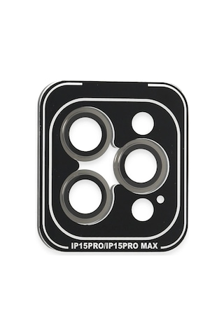 Cosmotex Joko Apple, Uyumlu iPhone 15 Pro Max Pvd Metal Kamera Lens - Gri