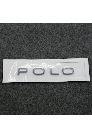 Volkswagen Polo Bagaj Yazı Abs Krom Renk Volkswagen Polo Rear
