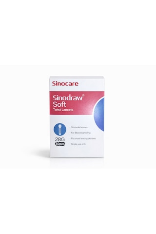 Sinodraw Lanset İğnesi 28g 50 Adet 1 Kutu