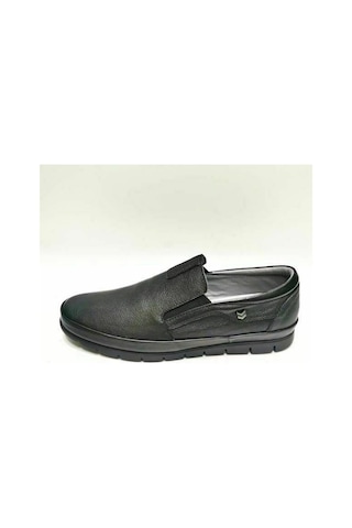 King Paolo King Shoes Siyah Bağsız Erkek Ayakkabı Siyah