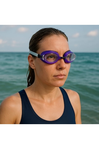 Forzacase Deniz Havuz Yüzme Gözlüğü Ayarlanabilir Kayış - Fc1054 Siyah