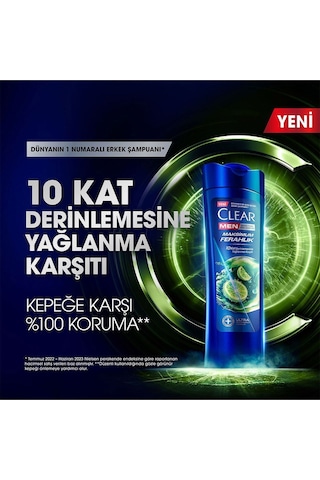 Men Kepeğe Karşı Etkili Şampuan Maksimum Ferahlık 350 Ml X3