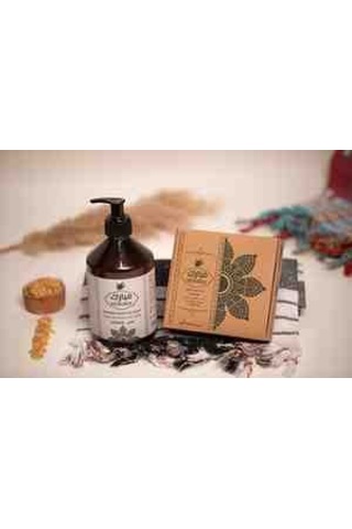 Mübarek Amber Kokulu Sıvı Sabun 500 ML + Amber Kokulu Katı Sabun 4 Adet