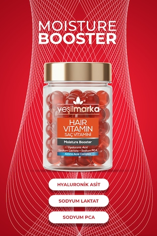 Yeşilmarka Hyaluronik Asit & PCA Saç Vitamini 30 Kapsül