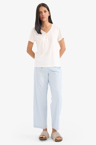 DeFacto Uzun Boy Poplin Pijama Altı-Fall in Love E7653AX25SPBE768