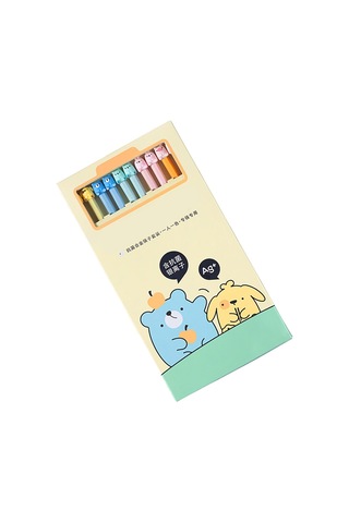 5 Çift Karikatür Çubuk Sevimli Hayvan Tarzı Kaymaz Taşınabilir Çubuk Seti Ev Okulu İçin Diğer