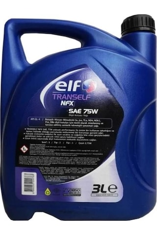 Elf Tranself Nfx Sae 75W Şanzıman Yağı 3 L