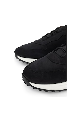 Tamer Tanca Erkek Hakiki Deri Siyah Nubuk Sneakers & Spor Ayakkabı 1145 2028 Erk Ayk Y26 Sıyah Nbk