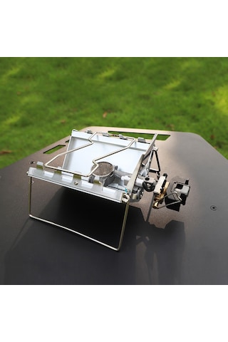 Reedark Mıni Çadır Isıtıcı, 2800w Saf Mavi Ateş, Katlanabilir Taşınabilir, Piknik Kamp İçin, 3d Yanma Sistemi, Gaz Taslağı Kullanıma Uygun St320 Gümüş