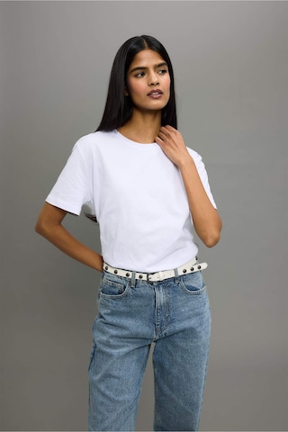 Defacto Regular Fit Bisiklet Yaka Basic Düz Penye Kısa Kollu Beyaz Tişört W9584az25auwt34 Beyaz