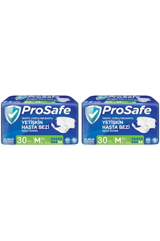Prosafe Belbantlı Medium Büyük Boy Hasta Bezi 60 Adet 2x30 Paket M