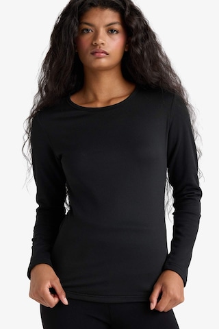 Defacto Basic Düz Uzun Kollu Üst-fall İn Love F2546ax25aubk81 Siyah-bk81