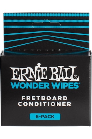 Ernie Ball P04276 Wonder Wipes Fretboard Klavye Temizleme Mendili
