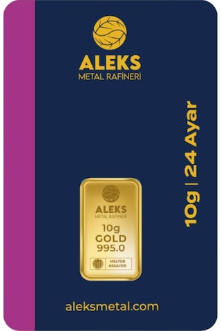 Agakulche 10 Gr 995 24 Ayar Amr Külçe Altın