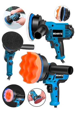 Schatz 450w Elektrikli 125 Mm Dikey Polisaj Zımpara Makinesi Mavi M01125