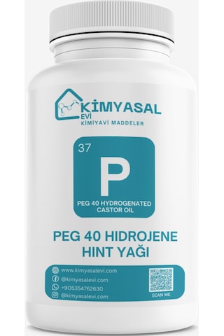 PEG 40 HIDROJENE HINT YAĞI-PEG 40 HYDROGENATED CASTOR OIL hammadde 500g