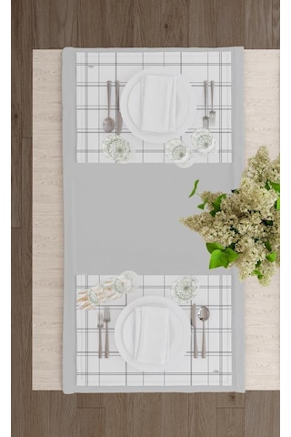 The Mia Amerikan Servis 6'lı Set 50x35 CM N11.507 Beyaz