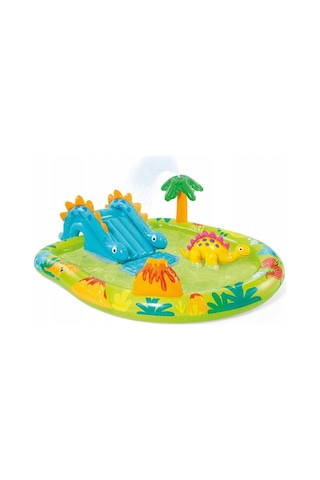 Intex 57166 Küçük Dino Şekilli Oyun Havuzu 191 X 152 X 58 Cm Çok Renkli