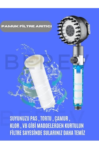 10 Adet Duş Başlığı Filtresi Kireç Önleyici Filtre Beyaz