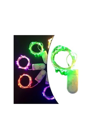 Lijinxu Magideal Su Geçirmez 2m 20leds Led Bakır Tel Dize Yeşil