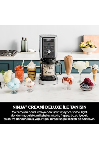 Ninja Creami Deluxe 10-in-1 NC502EU Dondurma ve Frozen Makinesi