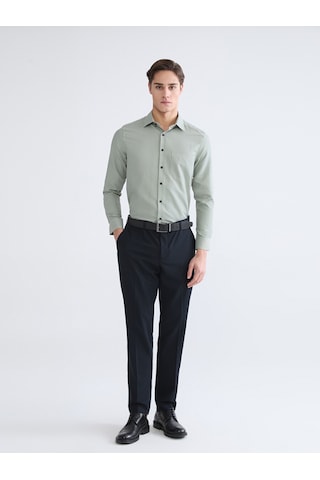 Lcw Busıness Yeşil Regular Fit Erkek Gömlek