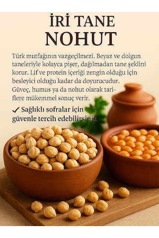 Barcas 9 Mm 5 Kg İri Tane Nohut