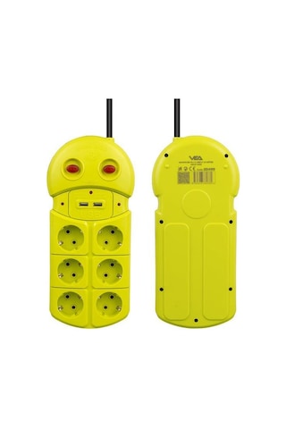 Vea Ve-970usb 6'lı 2 Usb'li 1.5 Metre Grup Priz Diğer