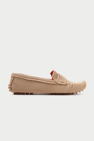 Mubiano Summer Kadın Triko Bej Babet & Loafer -mstb2020-bj Bej