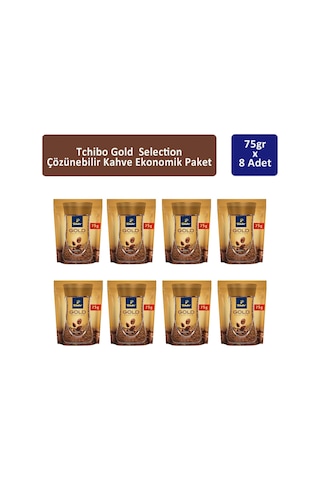 Tchibo Gold Çözünebilir Kahve 8 x 75 G