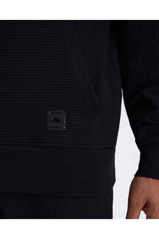 Kappa Rana Erkek Sweatshirt-siyah Siyah