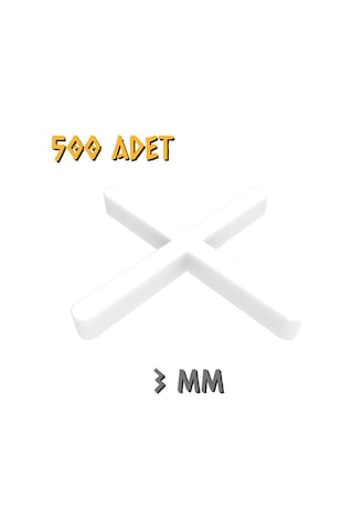 Made Düz Derz Artısı 3 Mm. - 500 Adet