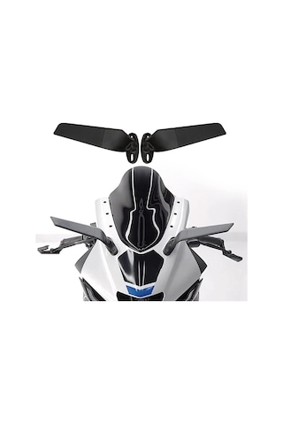 Honda Cbr 600rr H2r Yarasa Kanat Ayna Büyük Siyah