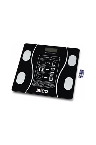 Bluetooth - Vücut Analizli Dijital Baskül Terazi Tartı 180kg/50g Yağ - Su - Kas Oran - Bmı İ11-023 5580