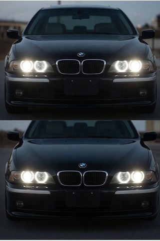 Bmw E39 Led Angel Halka Seti Beyaz Far İçi Halka Premium Görünüm